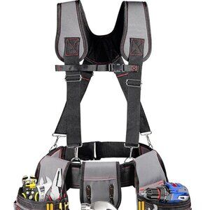 Tool Belt with Suspenders- Electrician, Carpenter, Framer, Construction Workers